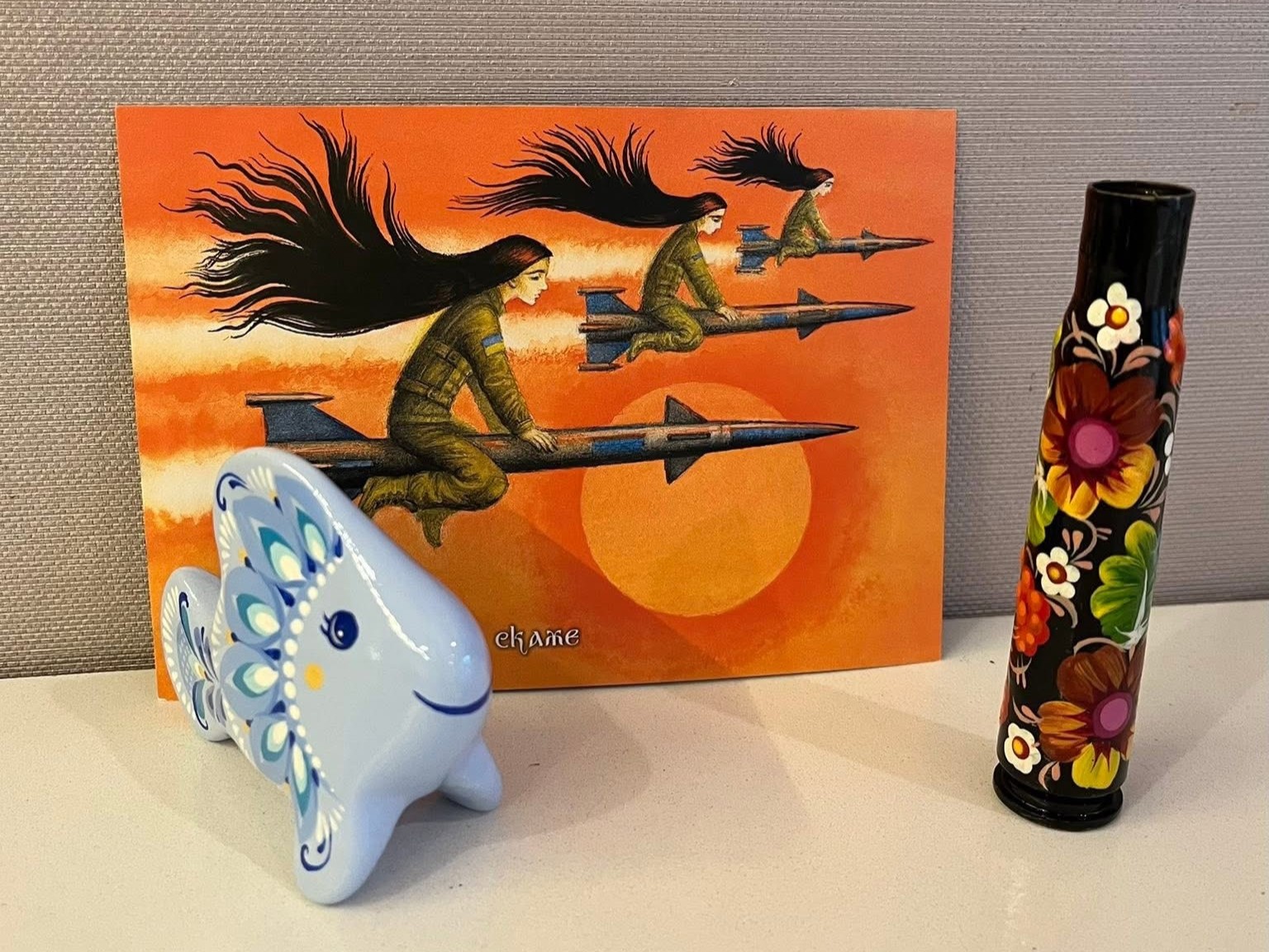 Presenterna från den Ukrainska delegationen.