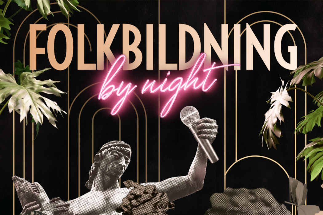 Folkbildning by night.