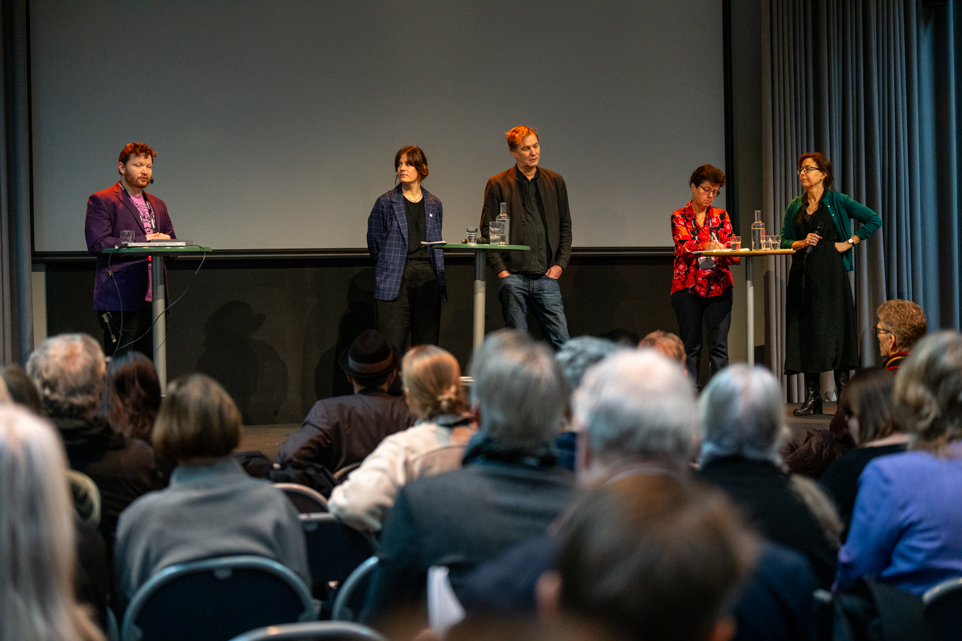 Bild på panelsamtal under konferensen Folk och Kultur 2025.